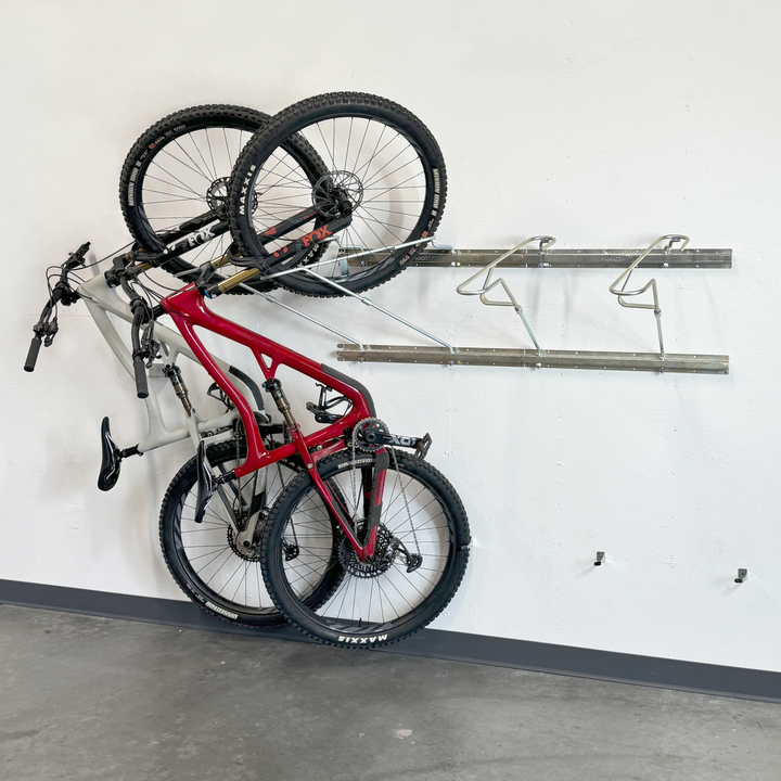 Tilt & Pivot Garage Bike Rack