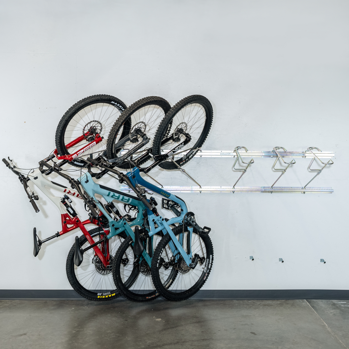 Tilt & Pivot Garage Bike Rack