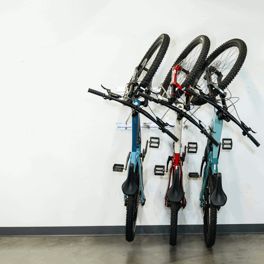 Tilt Pivot Garage Bike Rack